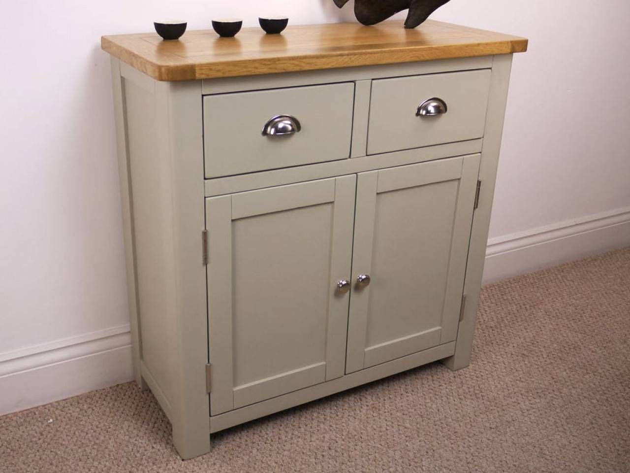 Sideboards. Awesome Small Sideboard Furniture: Small Sideboard Within Narrow Oak Sideboards (Photo 4 of 15)
