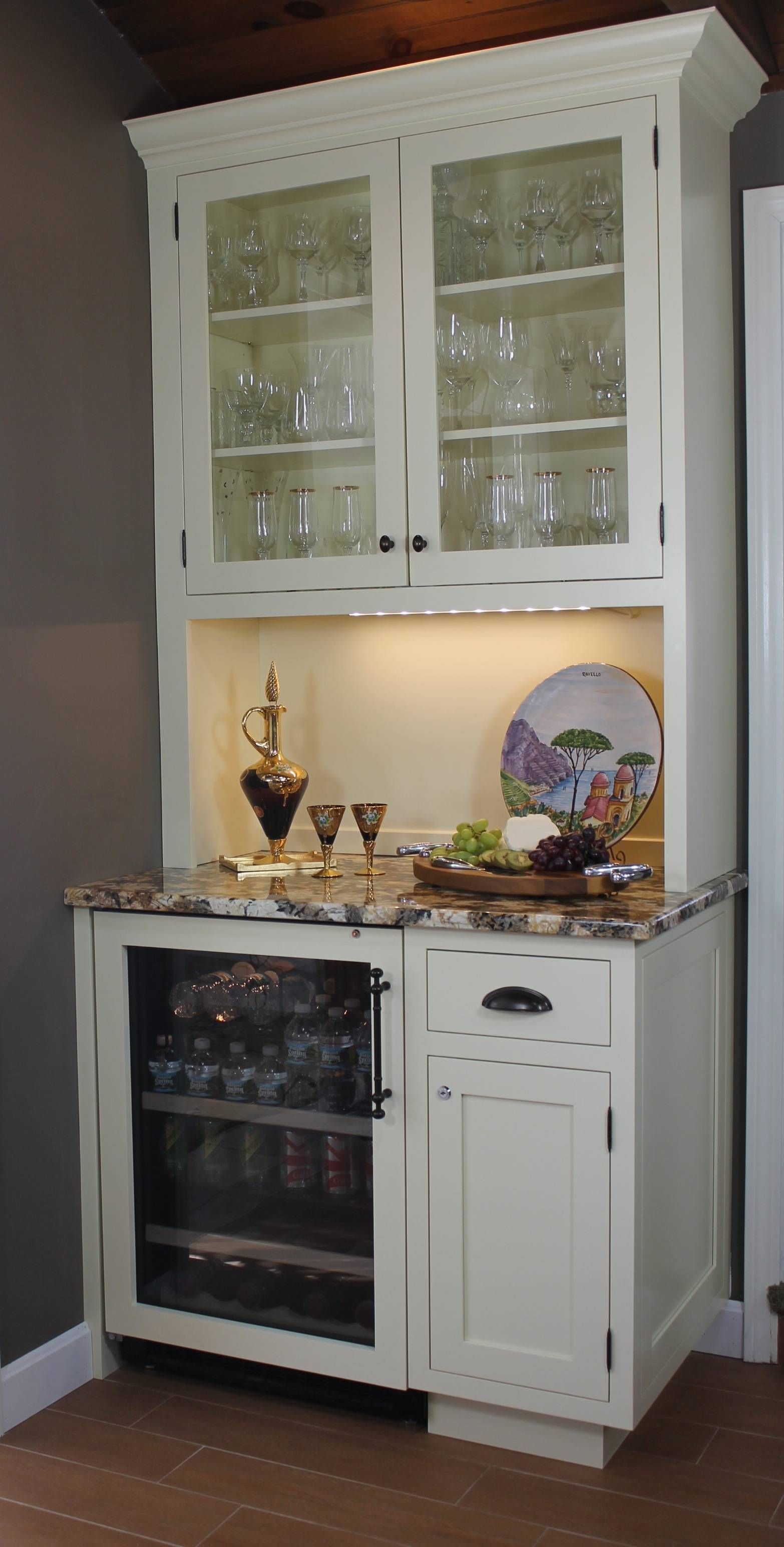 Sideboards. Glamorous Tall Narrow Hutch: Tall Narrow Hutch Kitchen Throughout Tall Sideboard Cabinets (Photo 4 of 15)