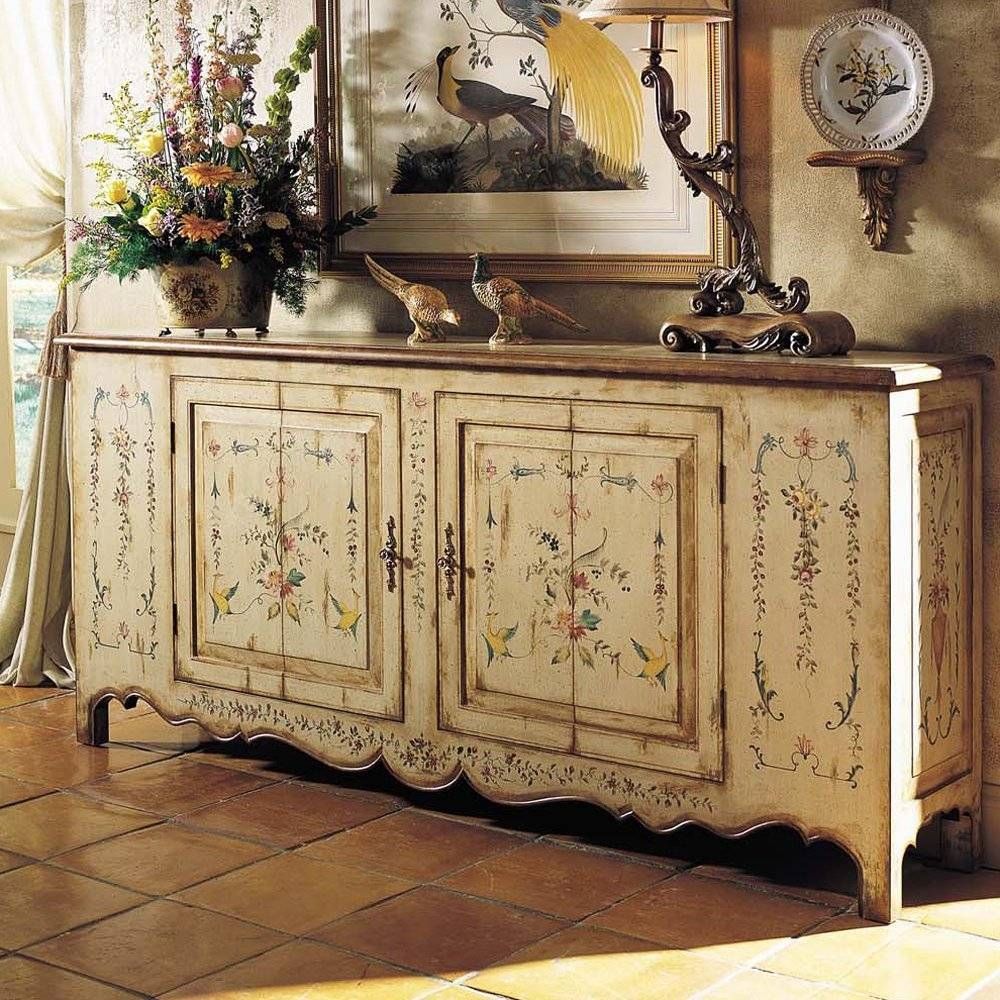 Sideboards. Inspiring Country Style Hutches And Buffets: Country For French Sideboard Cabinets (Photo 5 of 15)