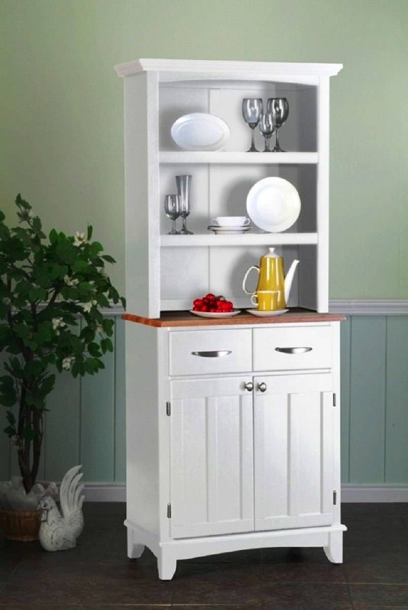 Sideboards. Marvellous Narrow Kitchen Hutch: Narrow Kitchen Hutch Intended For Narrow White Sideboards (Photo 6 of 15)