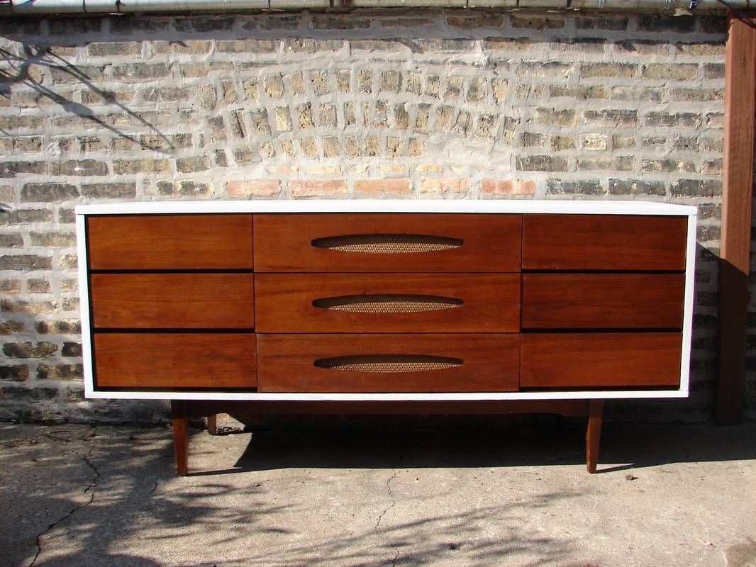 Sideboards. Stunning Mid Century Buffet: Mid Century Buffet Mid With Regard To Modern Buffet Sideboard Cabinets (Photo 14 of 15)