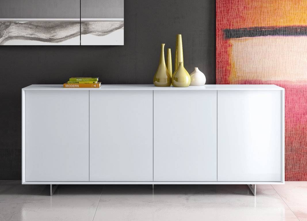 Sideboards. Stunning Modern Sideboards: Modern Sideboards With White Contemporary Sideboards (Photo 15 of 15)