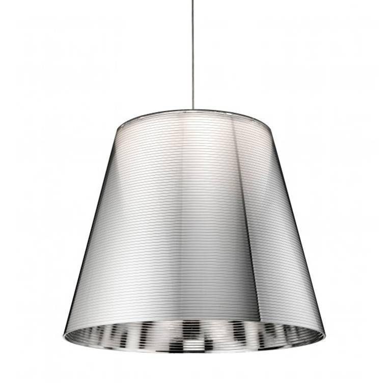 Silver Ktribe S2 Suspension Lightphilippe Starck For Flos For Most Recent Flos Pendant Lights (Photo 8 of 15)