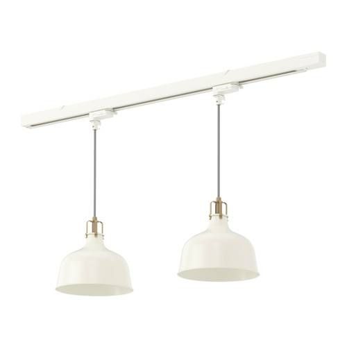 Skeninge Track With 2 Pendant Lamps – Ikea Pertaining To Most Up To Date Foto Pendant Lamps (Photo 13 of 15)