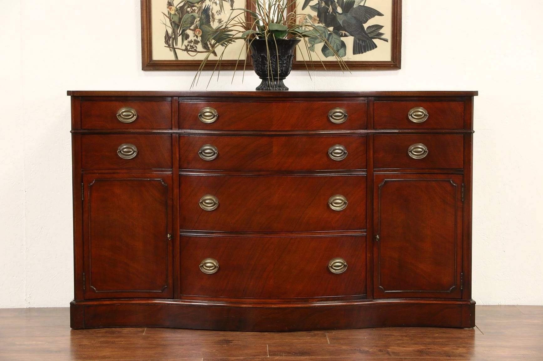 Sold – Drexel Travis Court Mahogany Sideboard, Buffet Or Server With Mahogany Buffet Sideboards (View 6 of 15)