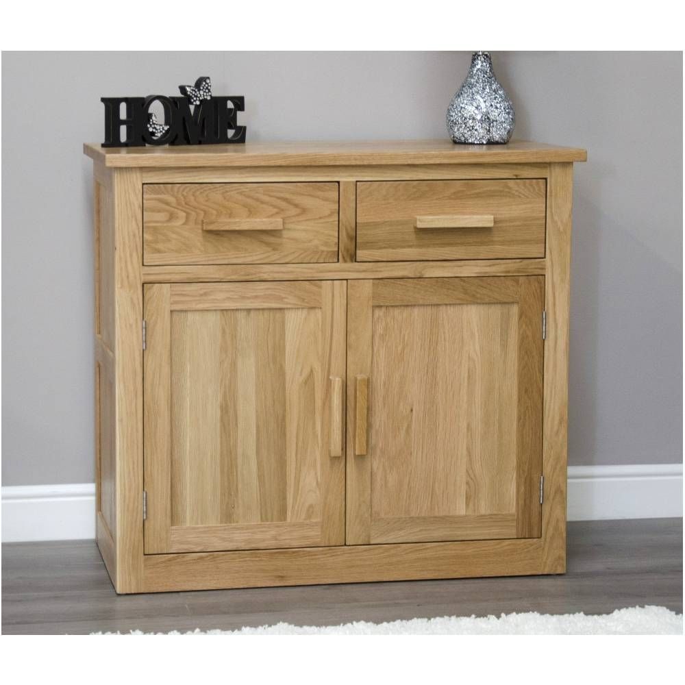 Solid Oak Sideboards For Living Rooms For Small Wooden Sideboards (Photo 2 of 15)