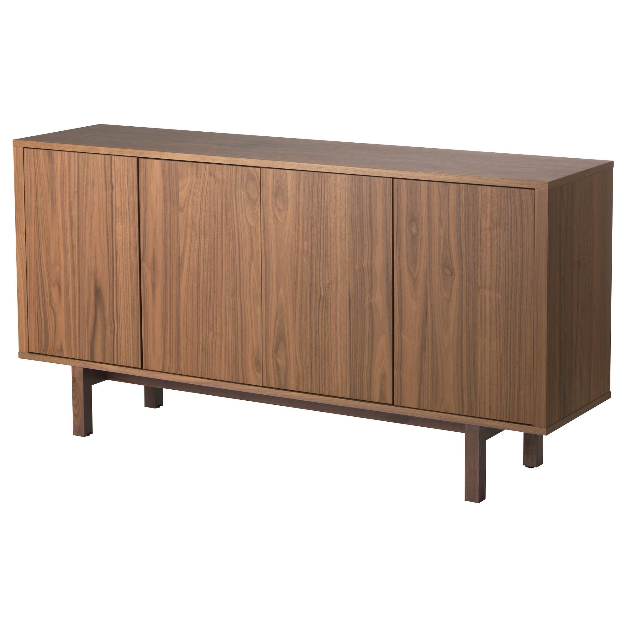 Stockholm Sideboard Walnut Veneer 160x81 Cm – Ikea Pertaining To Ikea Sideboards And Buffets (Photo 1 of 15)