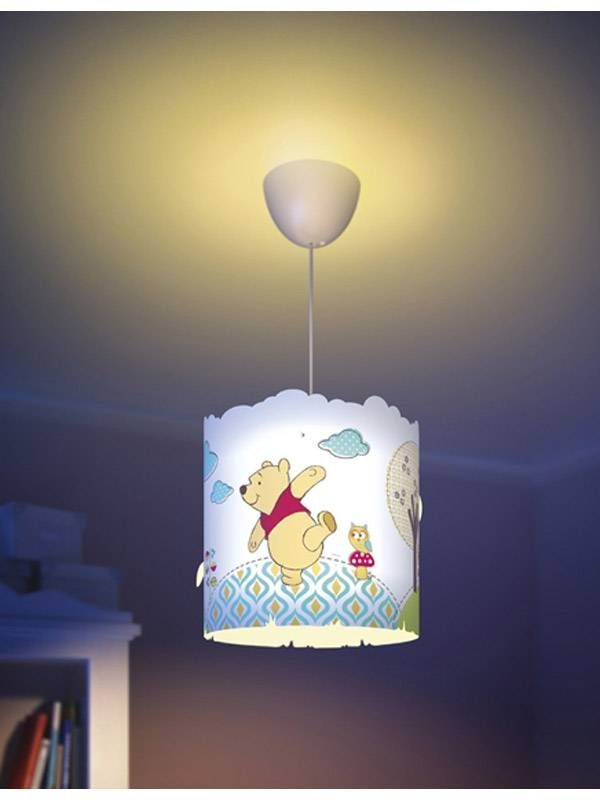 The Pooh Pendant Light Shade – Kids Bedroom – Lighting In Recent Winnie The Pooh Pendant Lights (View 2 of 15)