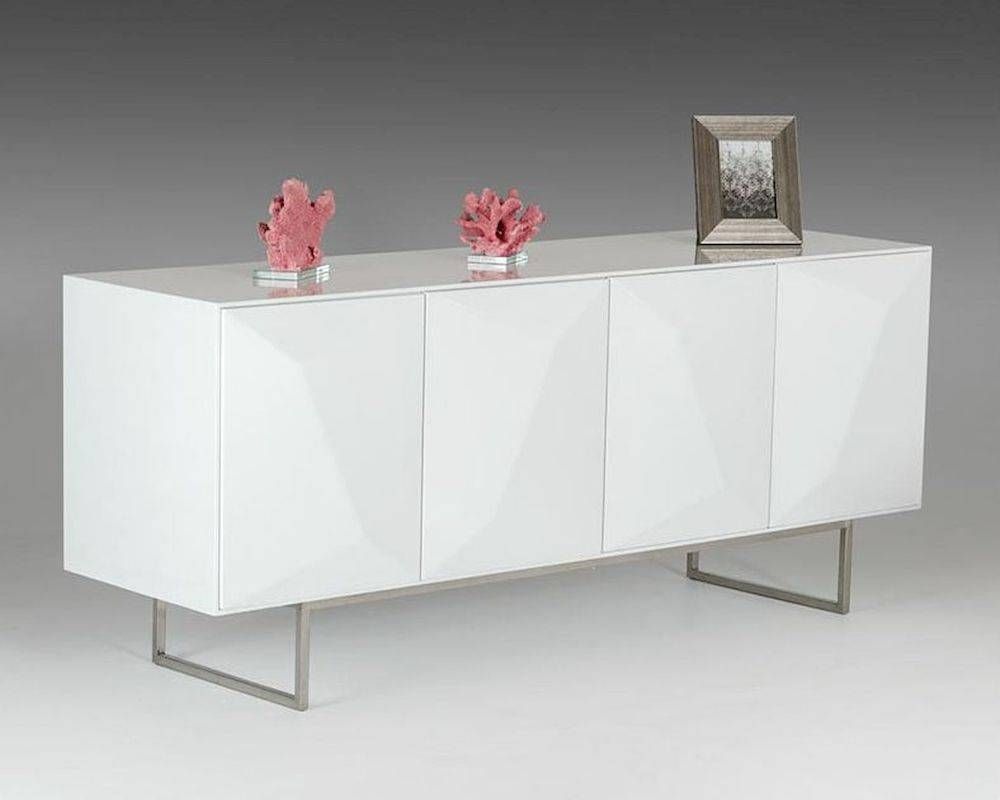 White Buffet 44d1108 Wht With Regard To Contemporary White Sideboards (Photo 9 of 15)