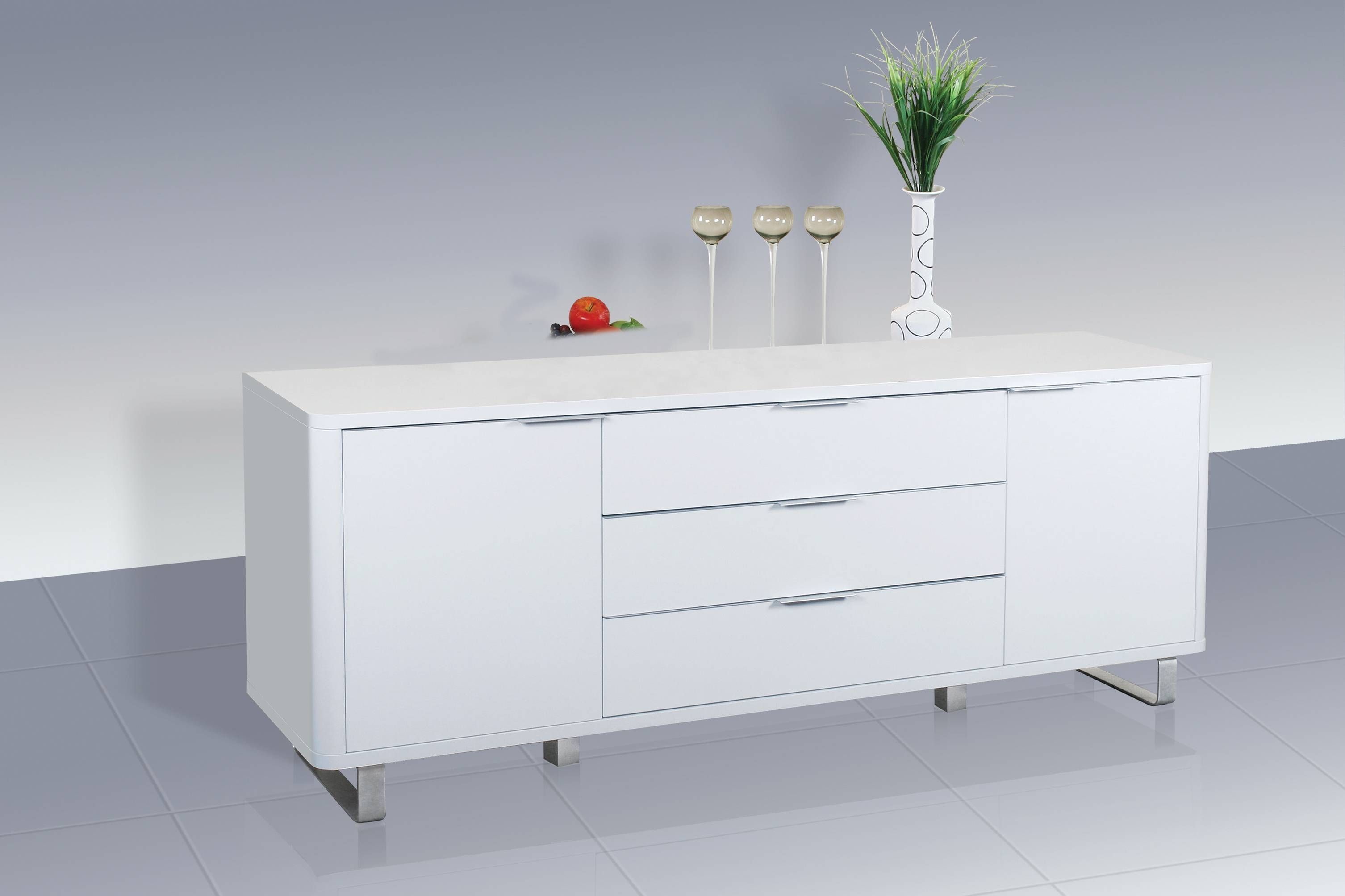 White Sideboard Cabinet Inspirational On Top 30 Of Gloss White In Sydney Sideboards (View 15 of 15)