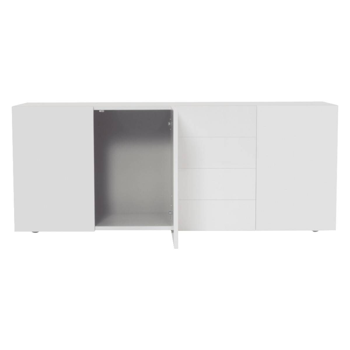White Sideboard. White Sideboard With White Sideboard (View 4 of 15)