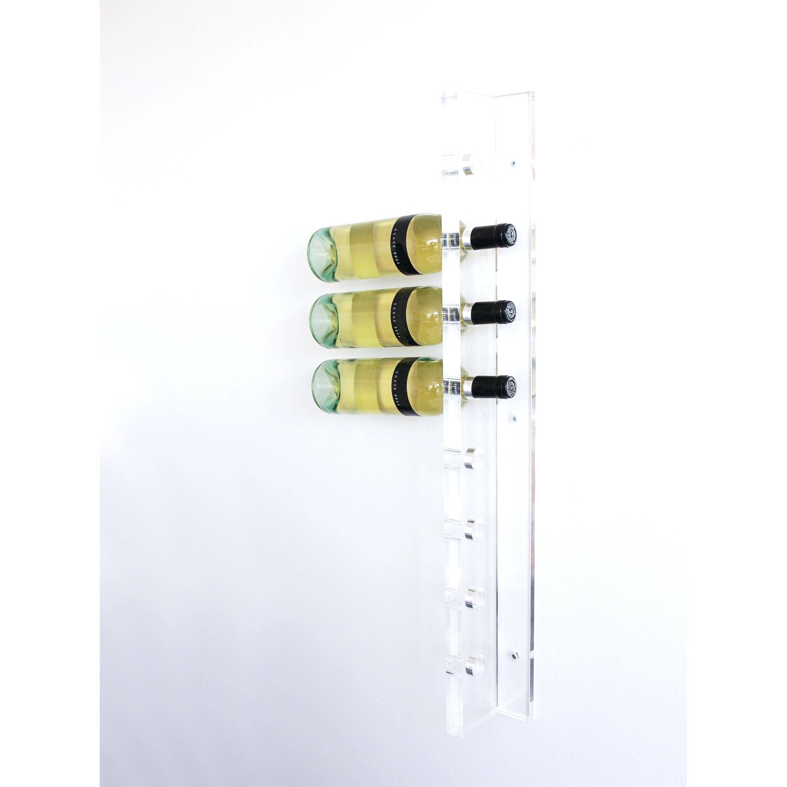 White Sideboard With Wine Rack Gus Modern Acrylic 8 Bottle Wall Pertaining To White Sideboards With Wine Rack (Photo 14 of 15)