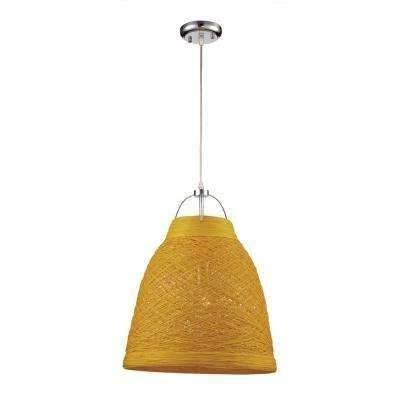Yellow – Pendant Lights – Hanging Lights – The Home Depot Pertaining To Best And Newest Yellow Pendant Lighting (View 6 of 15)