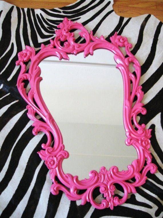102 Best Clocks, Mirrors, And Wall Art Images On Pinterest | Coo With Pink Wall Mirrors (Photo 7 of 15)