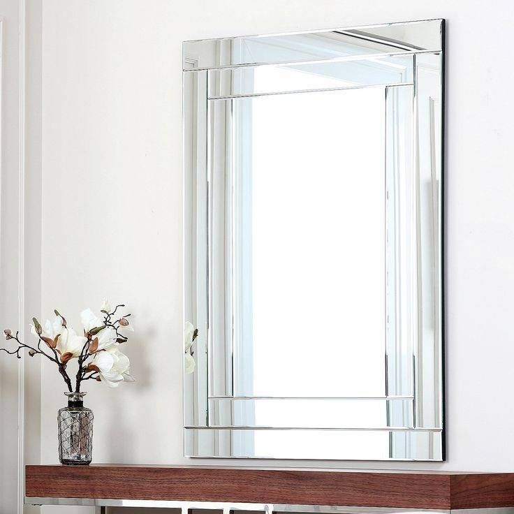 252 Best Mirror On The Wall Images On Pinterest | Frameless Mirror In Large Wall Mirror Without Frame (Photo 15 of 15)