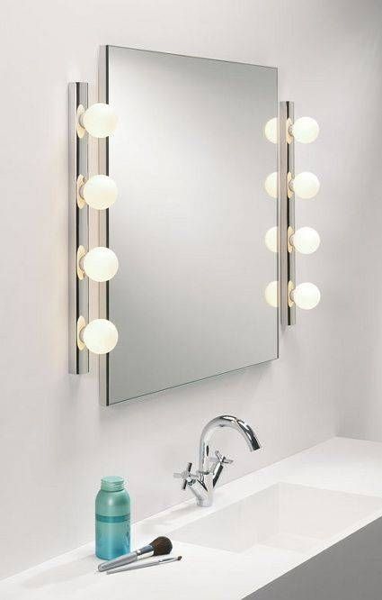 29 Best Mirror Light Images On Pinterest | Bathroom Lighting For Wall Mirrors With Light Bulbs (Photo 5 of 15)