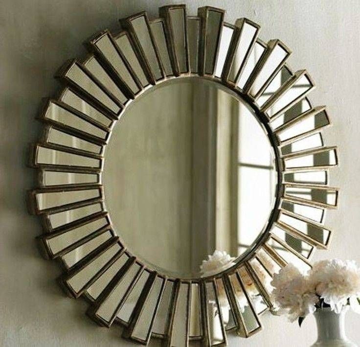 34 Best Mirrors Images On Pinterest | Mirror Mirror, Gold Mirrors Intended For Round Beveled Wall Mirrors (View 9 of 15)