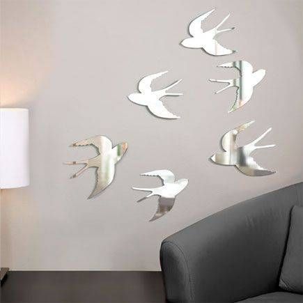 36 Best Hall Images On Pinterest | Hall, Mirrors And Crafts With Bird Wall Mirrors (Photo 14 of 15)