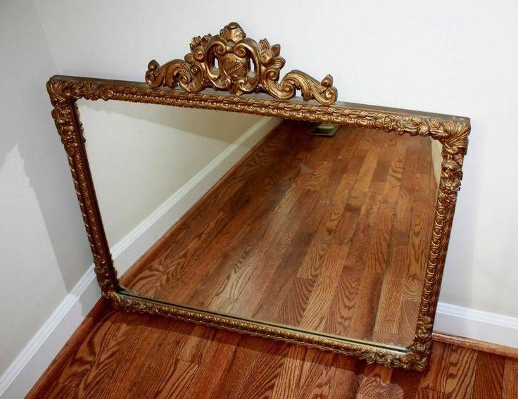 684 Best Vintage Mirrors Images On Pinterest | Vintage Mirrors Regarding Vintage Wood Mirrors (Photo 1 of 15)