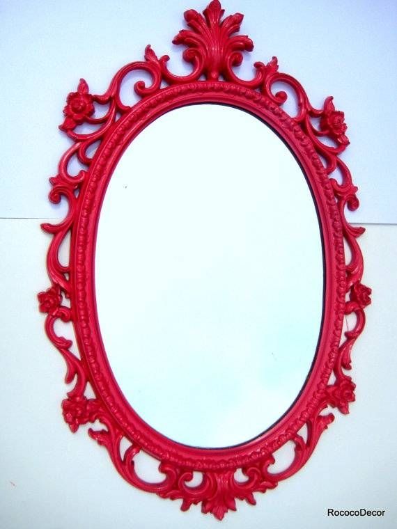 76 Best Mirrors Images On Pinterest | Mirrors, Mirror Mirror And Within Red Framed Wall Mirrors (View 10 of 15)