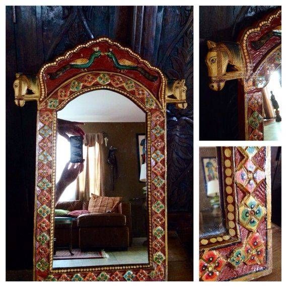 90 Best For The Home Images On Pinterest | Antique Mirrors, At Within Ethnic Wall Mirrors (Photo 4 of 15)