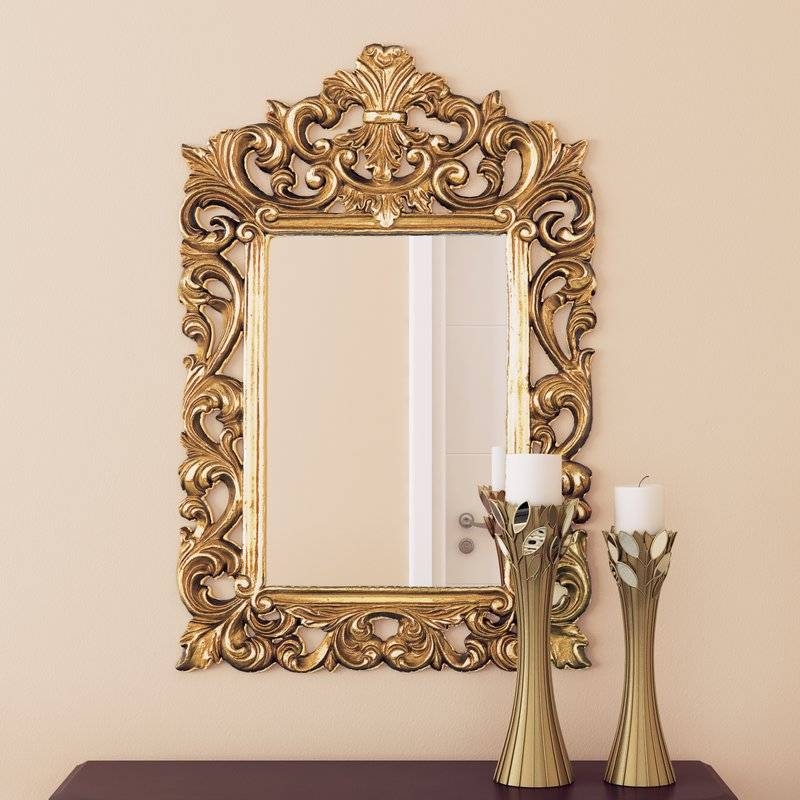 Featured Photo of 15 Best Ideas Antique Gold Wall Mirrors