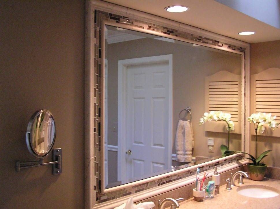Bathroom Cabinets : Wall Mirror Bathroom Lighted Lighted Bathroom For Large Lighted Bathroom Wall Mirrors (Photo 15 of 15)