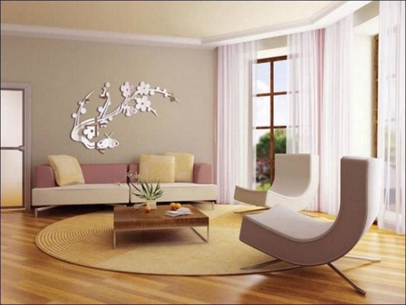 Bathroom Ideas : Stylish Modern Living Room Interior Decorating Inside Modern Wall Mirrors For Living Room (Photo 5 of 15)