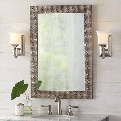 Bathroom Mirrors – Bath – The Home Depot In Bathroom Vanities Mirrors (Photo 3 of 15)