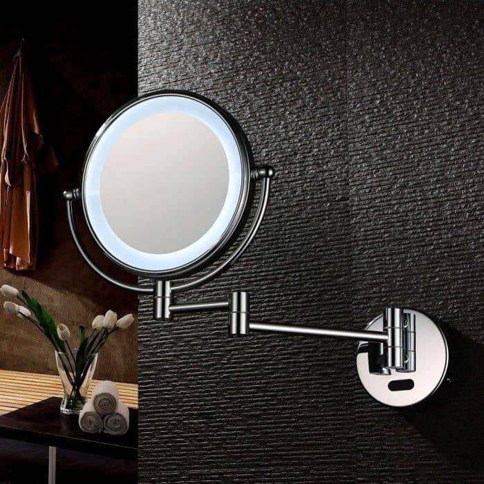 Bathroom Wall Mirror 5x 1x Extension Arm Wall Mirror : Highly Within Extension Arm Wall Mirrors (Photo 10 of 15)