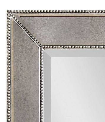 Beaded Wall Mirrorbassett Mirror Company – Home Gallery Stores Pertaining To Silver Beaded Wall Mirrors (View 9 of 15)
