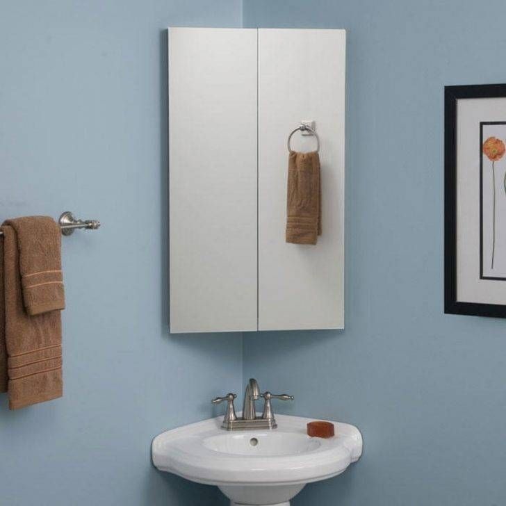 Beautiful Corner Bathroom Mirrors Cornerathroom Medicine Cabinets Pertaining To Corner Mirrors (View 12 of 15)