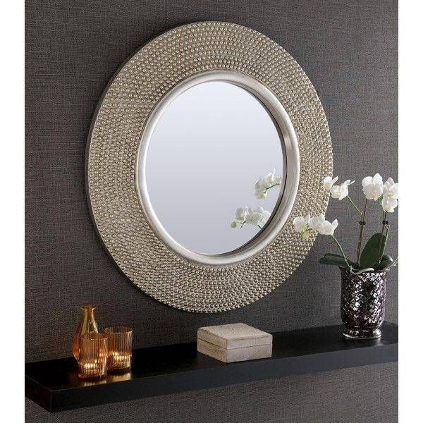 Best 25+ Large Round Wall Mirror Ideas On Pinterest | Large In Silver Framed Wall Mirrors (Photo 12 of 15)