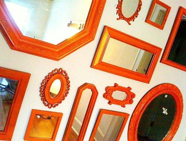 Best 25+ Orange Wall Mirrors Ideas On Pinterest | Orange Walls With Regard To Orange Framed Wall Mirrors (View 2 of 15)