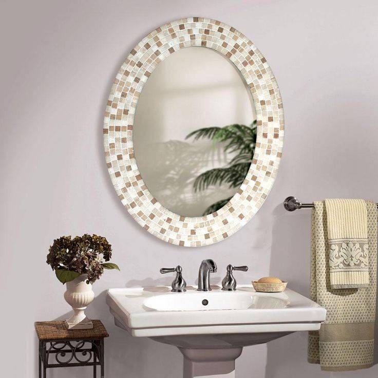 Best 25+ Oval Bathroom Mirror Ideas On Pinterest | Oval Mirror Pertaining To Oval Bath Mirrors (Photo 3 of 15)