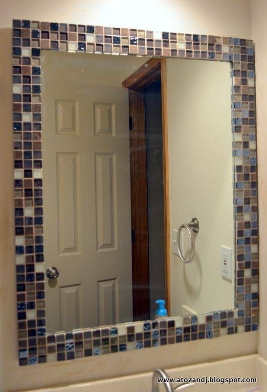Best 25+ Tile Around Mirror Ideas On Pinterest | Tropical Bathroom With Stick On Wall Mirror Tiles (Photo 9 of 15)