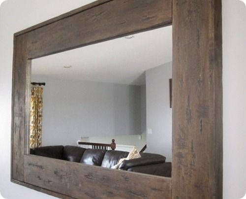 Best 25+ Wood Mirror Ideas On Pinterest | Wood Framed Mirror Regarding Large Wooden Wall Mirrors (View 13 of 15)