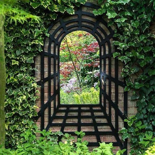 Best Outdoor Garden Wall Mirrors 17 Best Ideas About Outdoor Inside Outdoor Wall Mirrors (View 11 of 15)