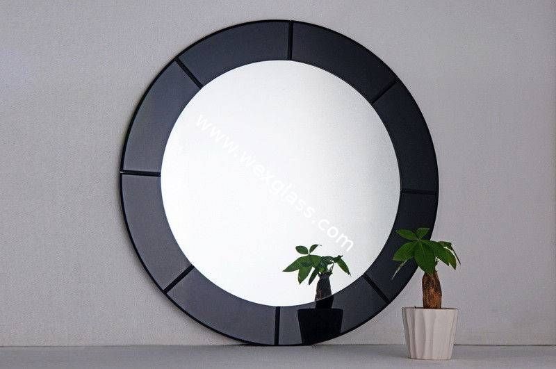 Black Decorative Mirrors With Black Decorative Wall Mirrors (Photo 5 of 15)