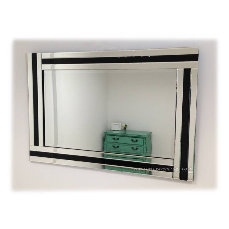 Black Framed Mirror Large : Doherty House – Hanging Black Framed Intended For Black Frame Wall Mirrors (View 7 of 15)