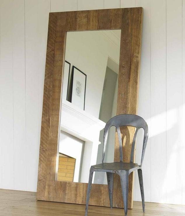 Brown Floor Mirror Inside Framed Floor Mirrors (Photo 12 of 15)