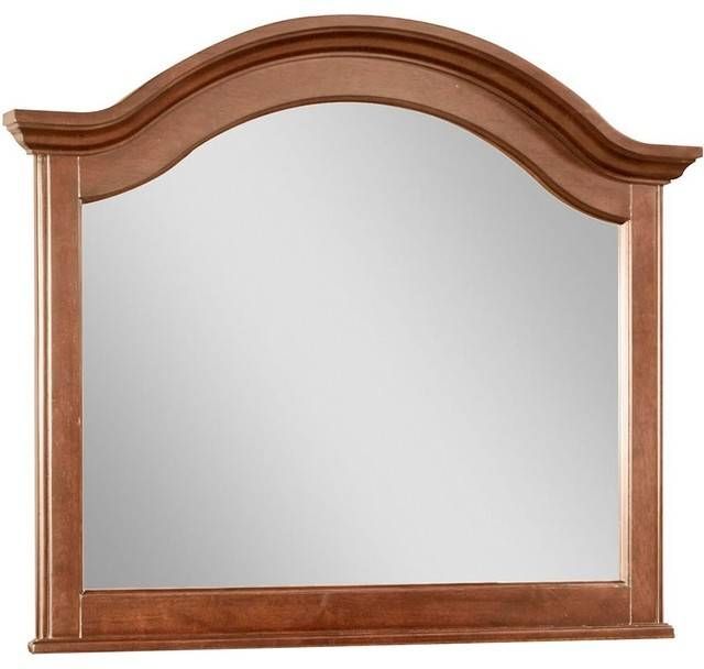 Broyhill Hayden Place Cherry Arched Dresser Mirror – Transitional Pertaining To Cherry Wall Mirrors (Photo 7 of 15)