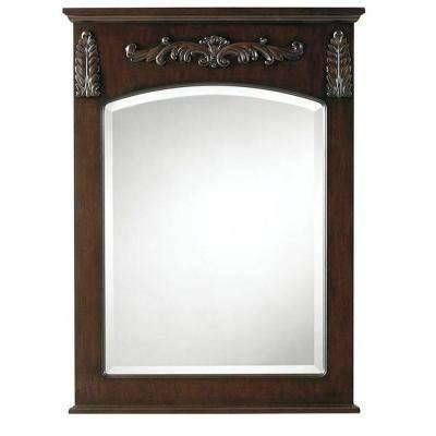 Cherry – Bathroom Mirrors – Bath – The Home Depot In Cherry Wall Mirrors (Photo 1 of 15)