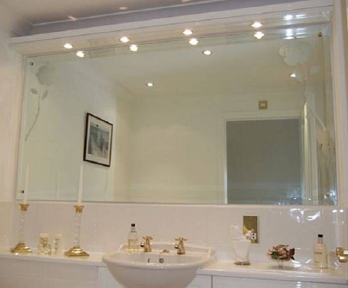 Chic Design Large Bathroom Wall Mirror Elegant Vanity Oval Mirrors Regarding Large Wall Mirrors For Bathroom (View 13 of 15)