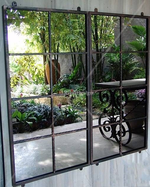 Chic Outdoor Garden Wall Mirrors 17 Best Ideas About Garden In Outdoor Garden Wall Mirrors (View 5 of 15)