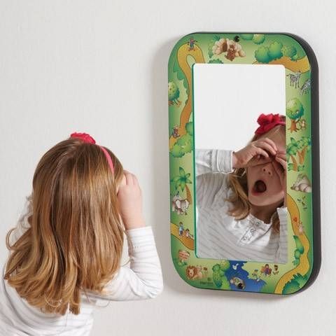 Children's Safety Wall Mirror – Designer Theme Frames Throughout Safety Wall Mirrors (Photo 11 of 15)