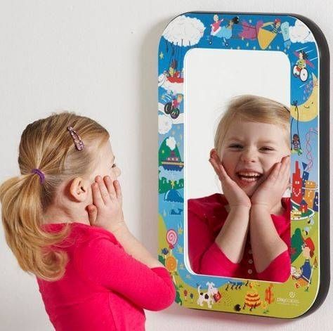 Children's Safety Wall Mirror – Designer Theme Frames Throughout Safety Wall Mirrors (Photo 4 of 15)