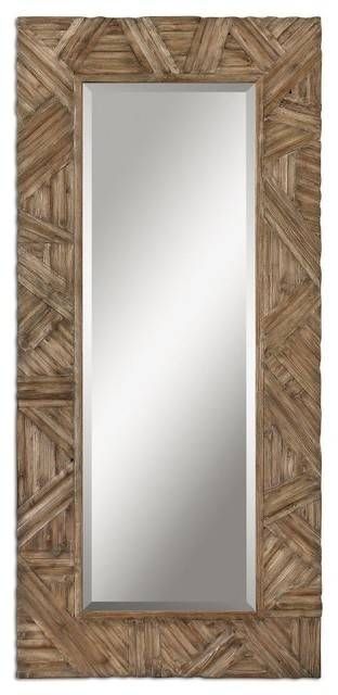 Classic Design Large Wall Mirror Wood Frame Walnut Details Home In Classic Wall Mirrors (View 11 of 15)