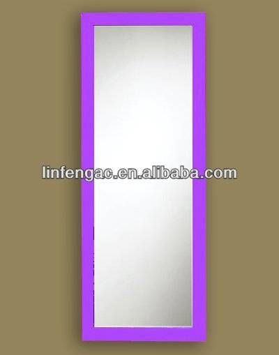 Clear Mdf Purple Wall Mirror 25cm*80cm – Buy Purple Wall Mirror Within Purple Wall Mirrors (View 4 of 15)