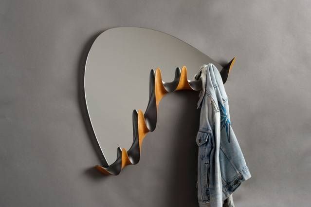 Coat Rack With Mirrordavid Hurwitz Originals, Made In Vermont For Coat Rack Wall Mirrors (View 11 of 15)